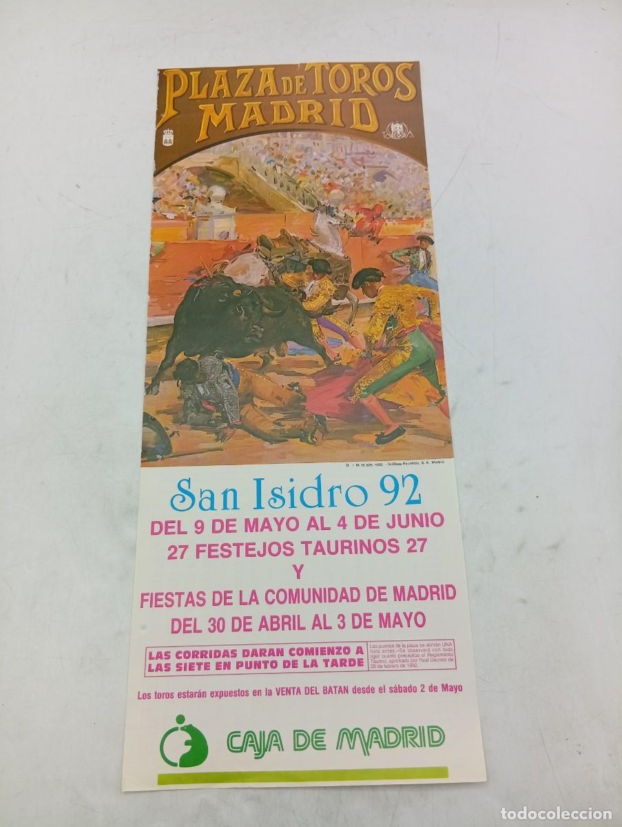 Tauromaquia: CARTEL TOROS. MADRID. 1992. GANADERIA EL TORIL. JOAQUIN DIAZ. MANOLO SANCHEZ. OSCAR HIGARES. ERIK.
