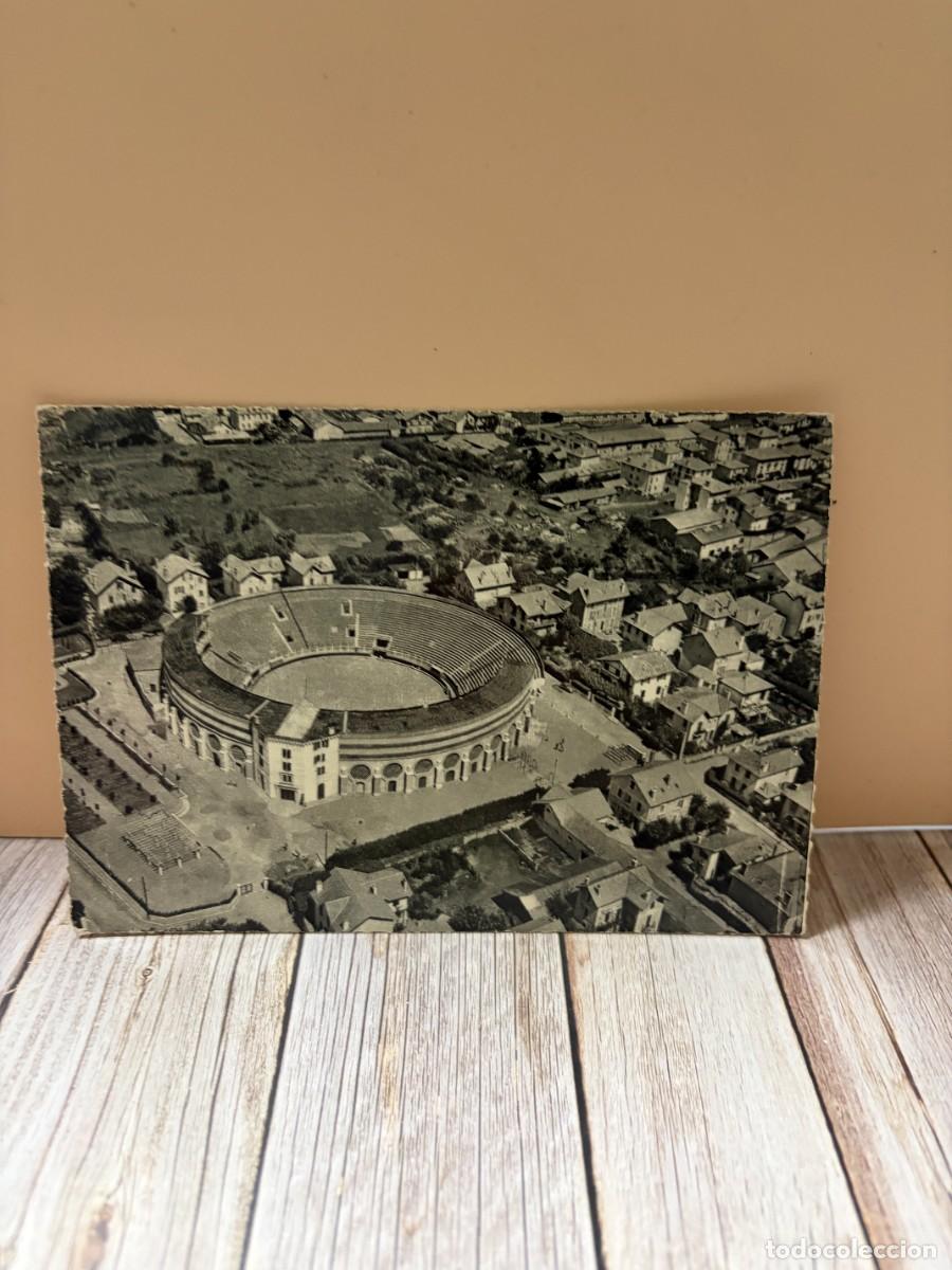 Tauromaquia: TARJETA POSTAL. FRANCIA. BAYONNE. LES ARENES. PLAZA DE TOROS. AU PAYS BASQUE.
