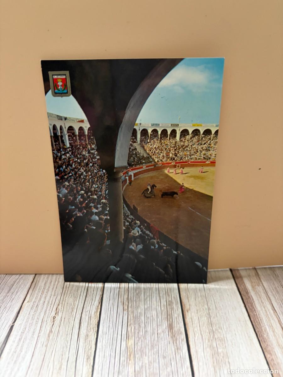 Tauromaquia: TARJETA POSTAL. C&Aacute;DIZ. ALGECIRAS. PLAZA TOROS.