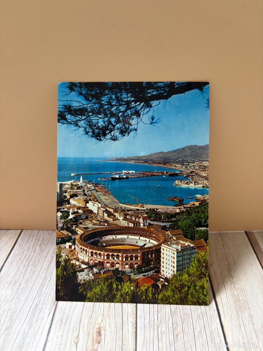 Tauromaquia: TARJETA POSTAL. M&Aacute;LAGA. 1053.- VISTA PARCIAL DESDE GIBRALFARO. BEASCOA