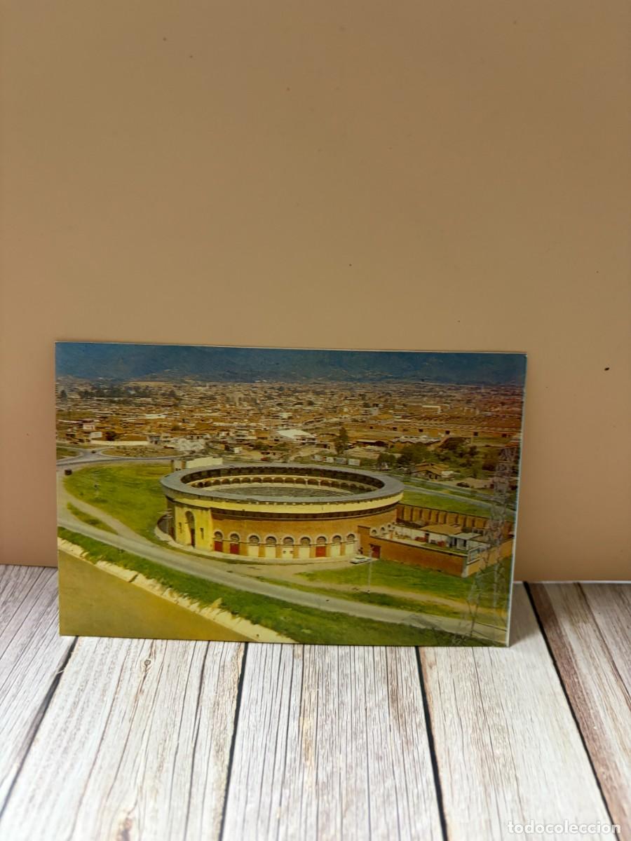 Tauromaquia: TARJETA POSTAL. COLOMBIA. MEDELLIN. PLAZA DE TOROS LA MACARENA. MONVIFOTO