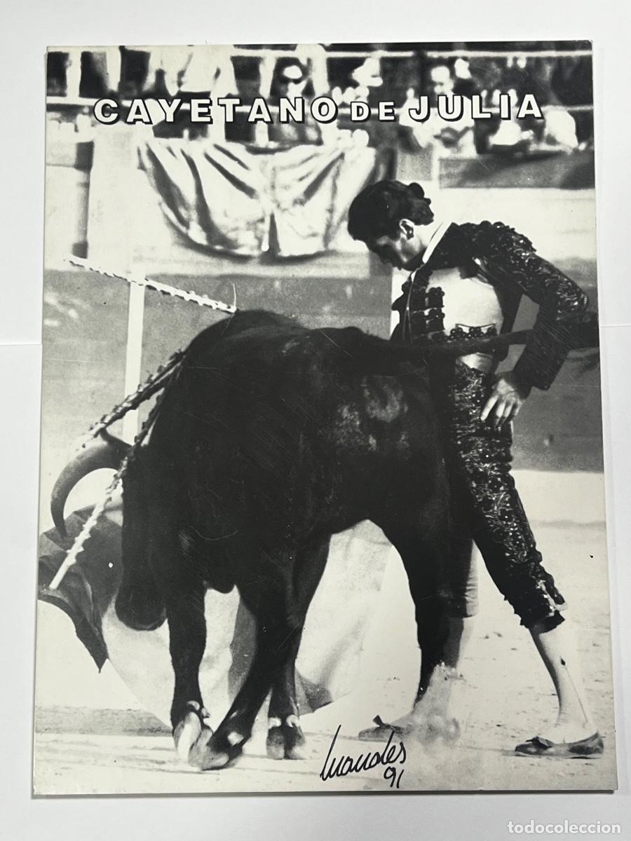 Tauromaquia: ANTIGUA FOTOGRAF&Iacute;A. TORERO CAYETANO DE JULIA . TAUROMAQUIA.