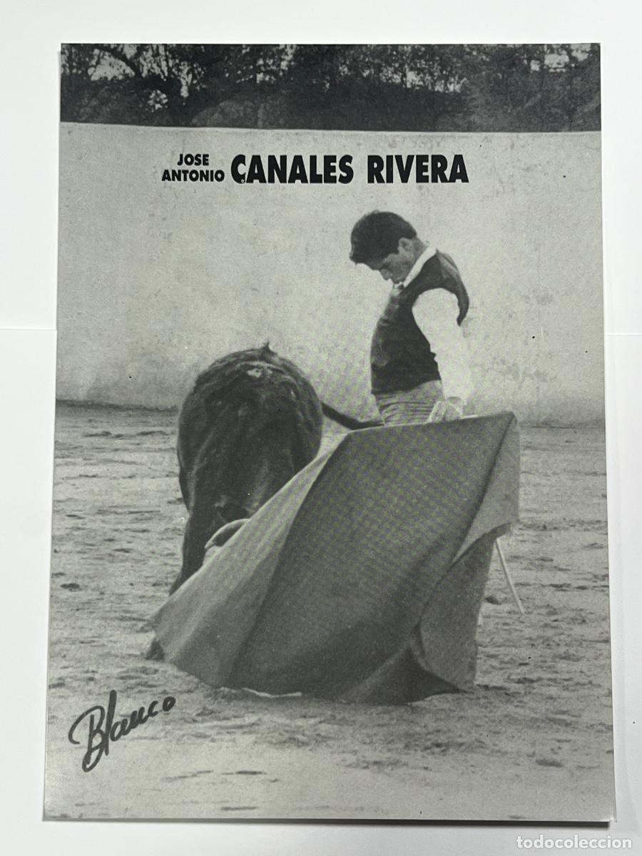 Tauromaquia: ANTIGUA FOTOGRAF&Iacute;A. TORERO JOSE ANTONIO CANALES RIVERA . TAUROMAQUIA.
