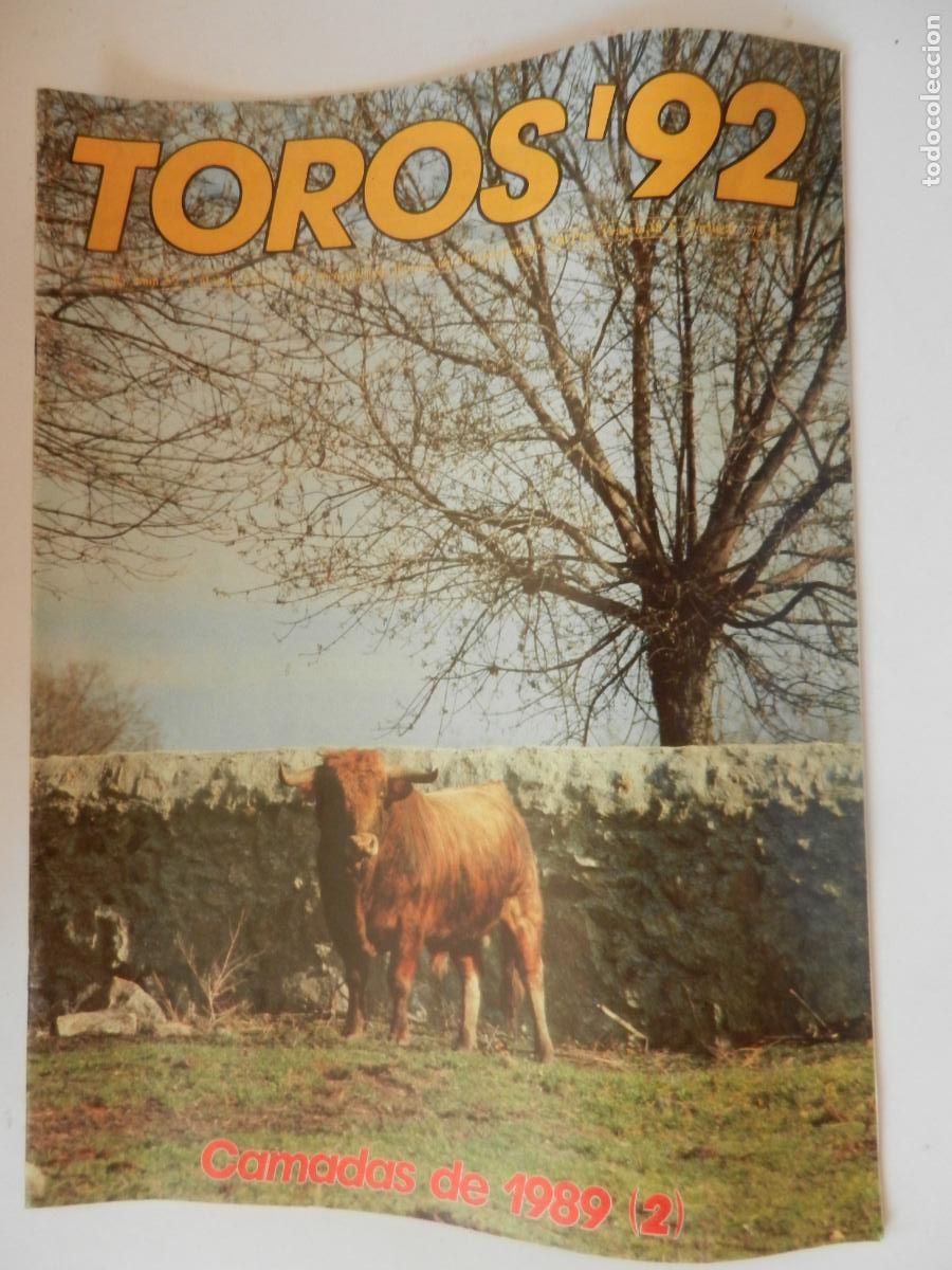 Tauromaquia: TOROS'92 SEMANARIO INFORMACION TAURINA - N&ordm; 52 - 8 FEBRERO -1989-VER INDICE-
