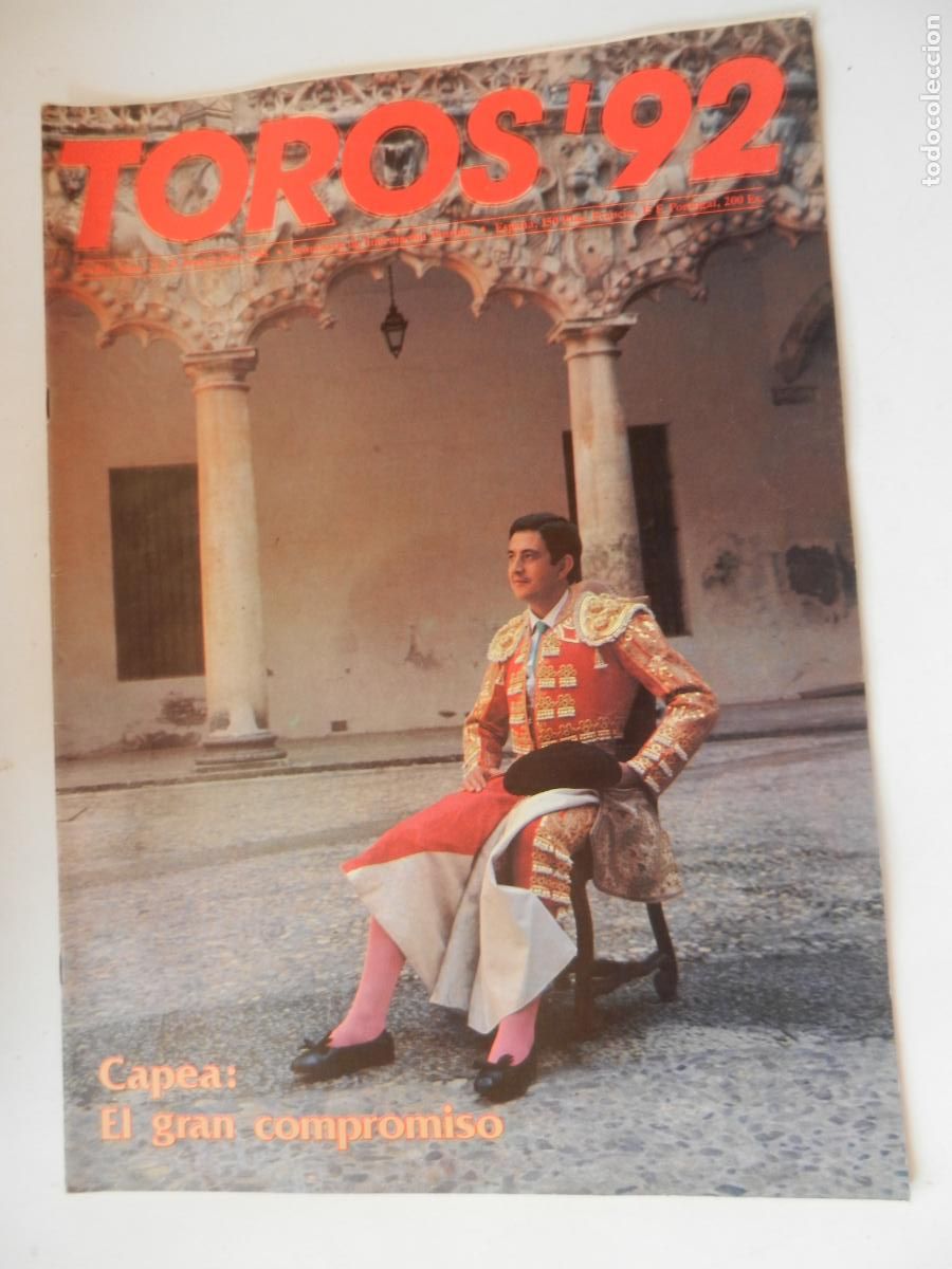 Tauromaquia: TOROS'92 SEMANARIO INFORMACION TAURINA - N&ordm; 21 -28-06 -1988-VER INDICE -CAPEA