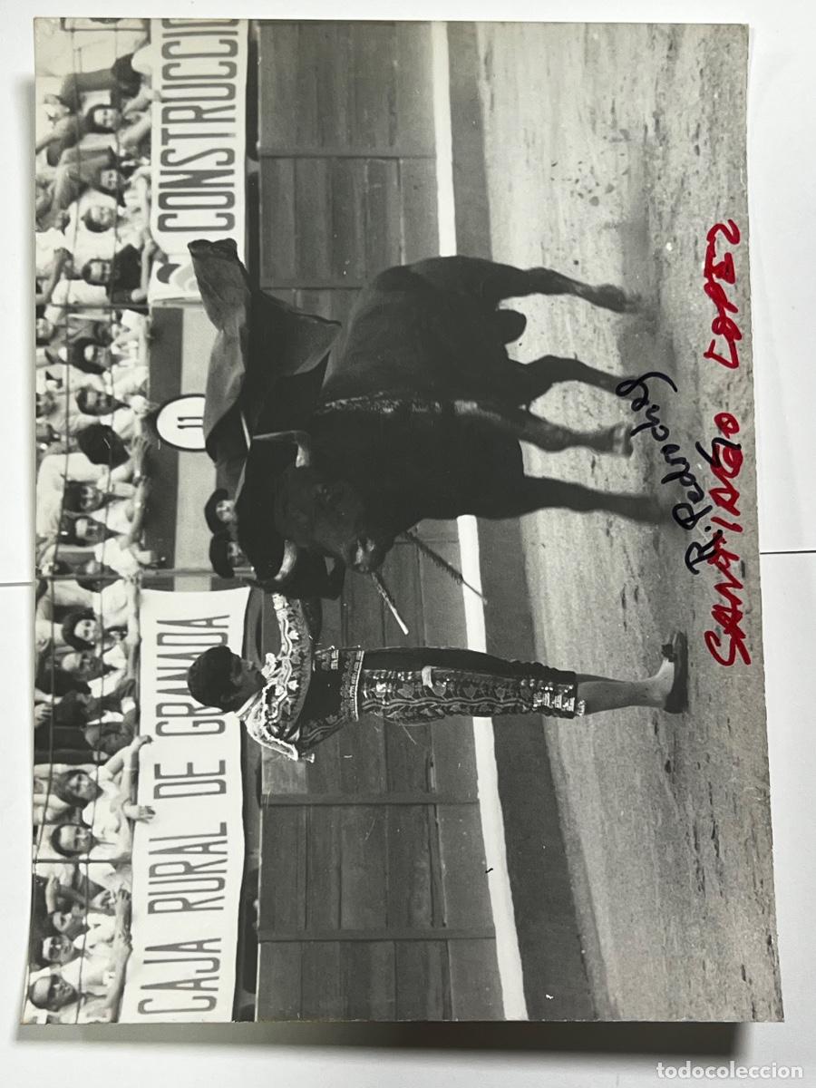Tauromaquia: ANTIGUA FOTOGRAF&Iacute;A. TORERO SANTIAGO-L&Oacute;PEZ. 18 x 13 CM.