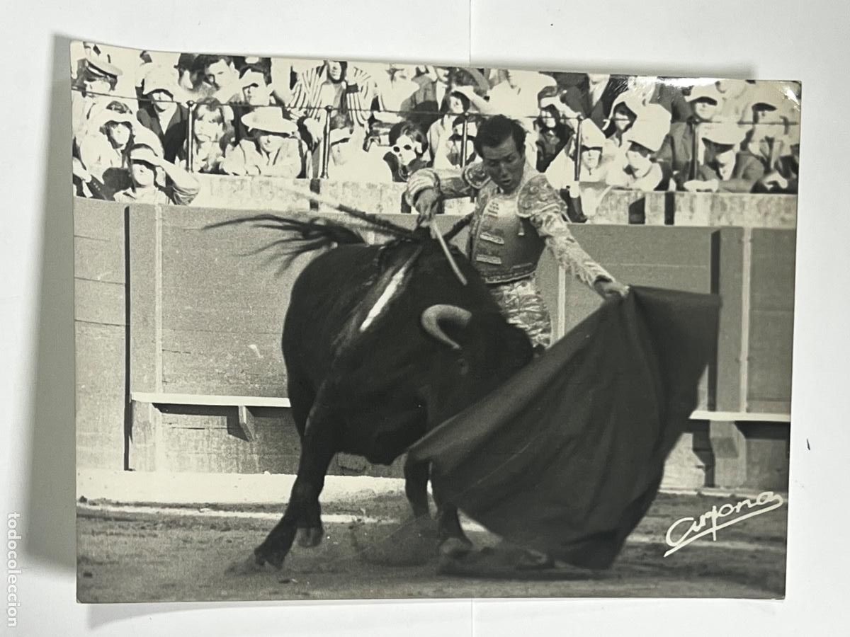 Tauromaquia: ANTIGUA FOTOGRAF&Iacute;A. TORERO LIME&Ntilde;O. FOTO ARJONA. 18 x 12,5 CM.