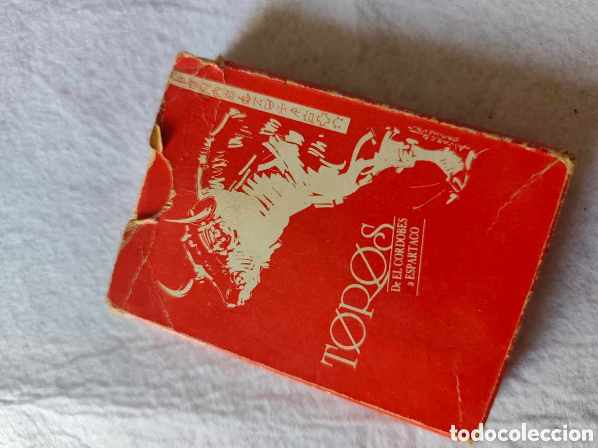 Tauromaquia: Baraja de cartas. Del Cordobes a Espartaco.
