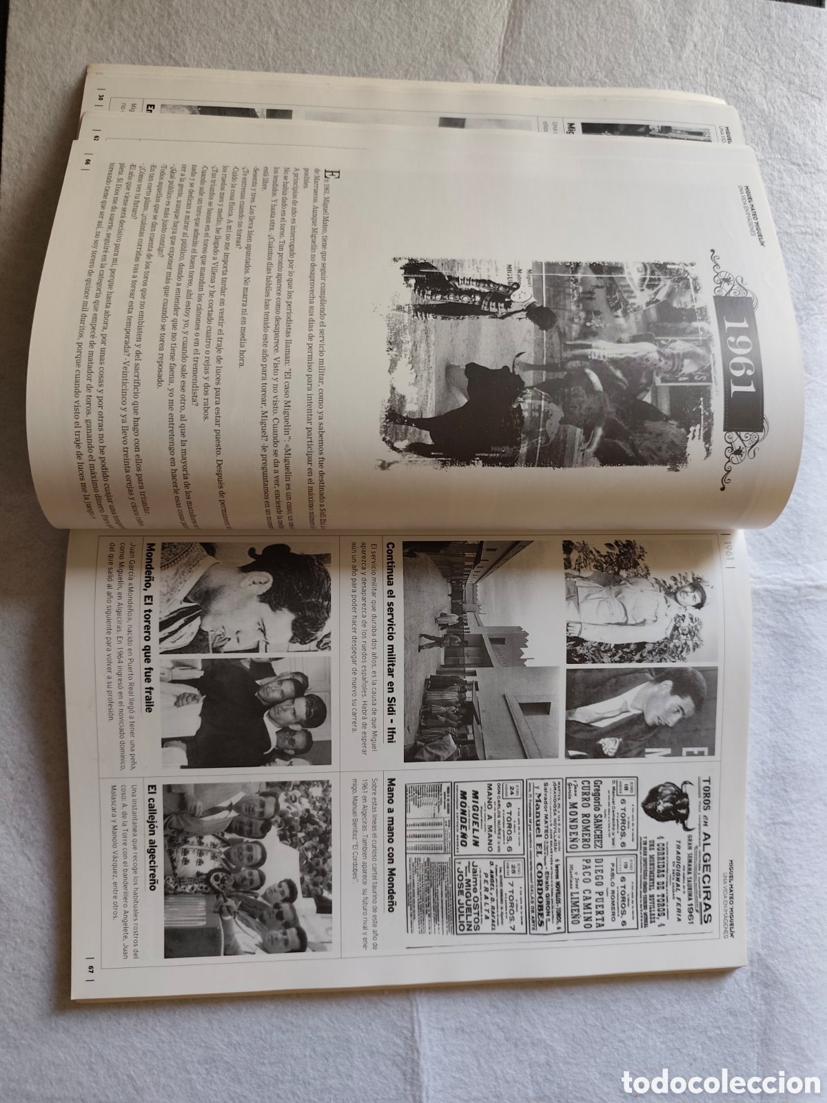 Tauromaquia: Libro trayectoria torero &rdquo;Miguel&iacute;n&rdquo; - Foto 2