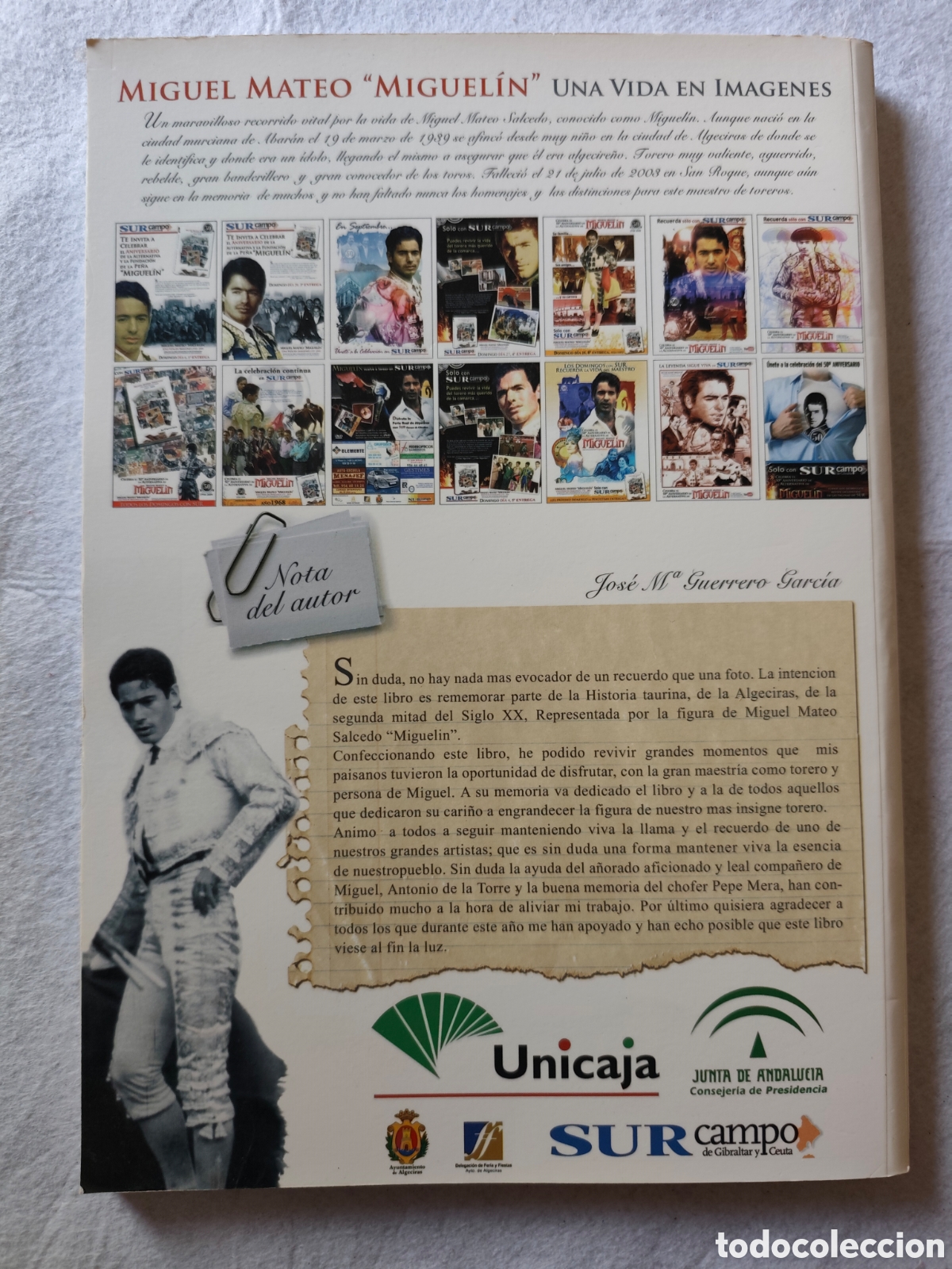 Tauromaquia: Libro trayectoria torero &rdquo;Miguel&iacute;n&rdquo; - Foto 4