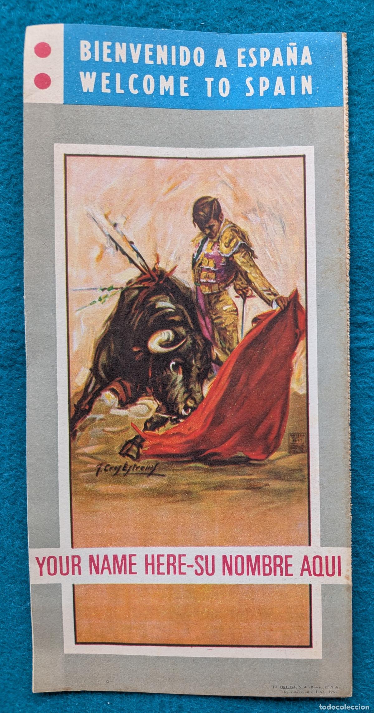 Tauromaquia: RW FOLLETO TOROS ESPA&Ntilde;A J CROS LITOGRAFIA ORTEGA ORIGINAL PT167 R