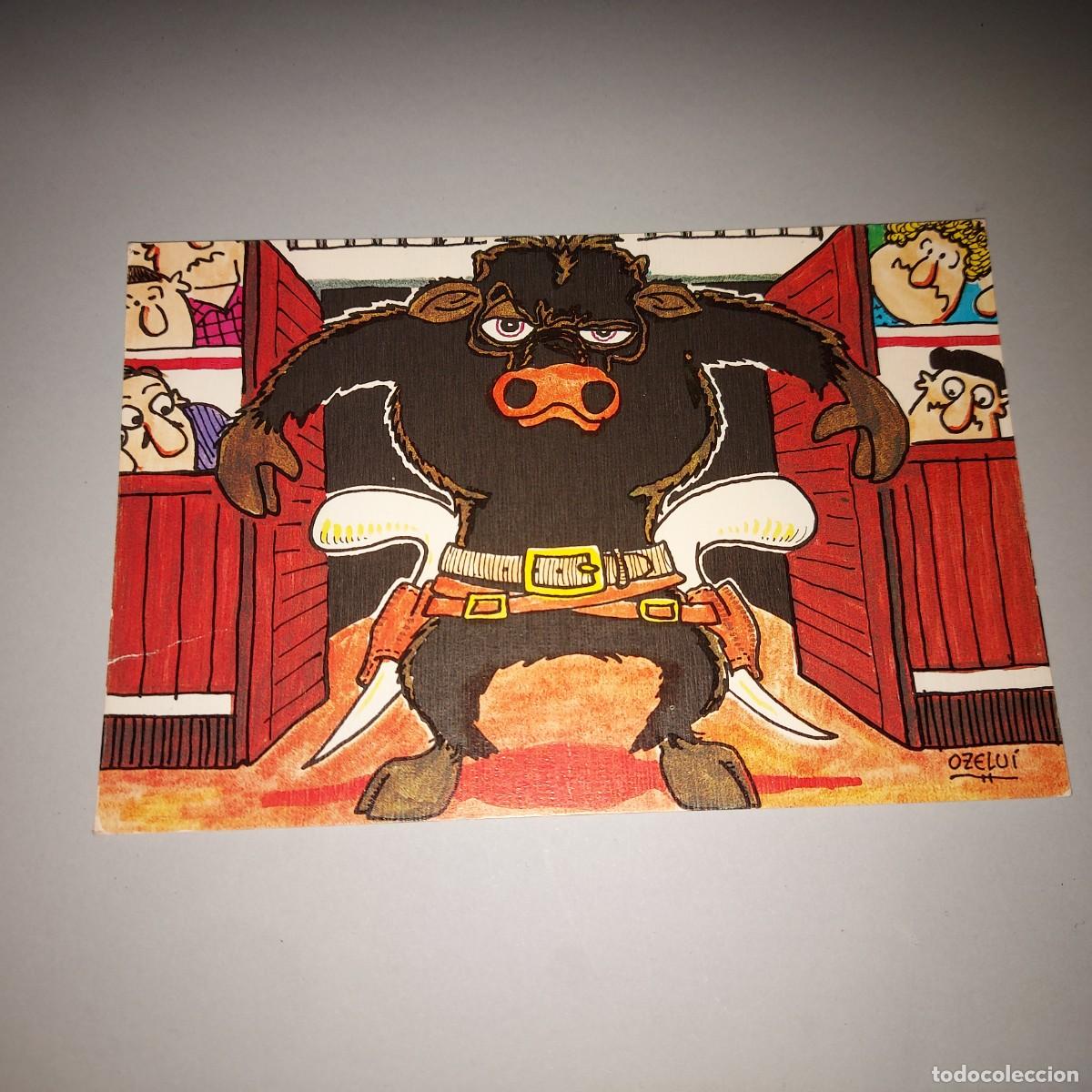 Tauromaquia: TARJETA POSTAL A&Ntilde;OS 80 , TOROS, TAUROMAQUIA,