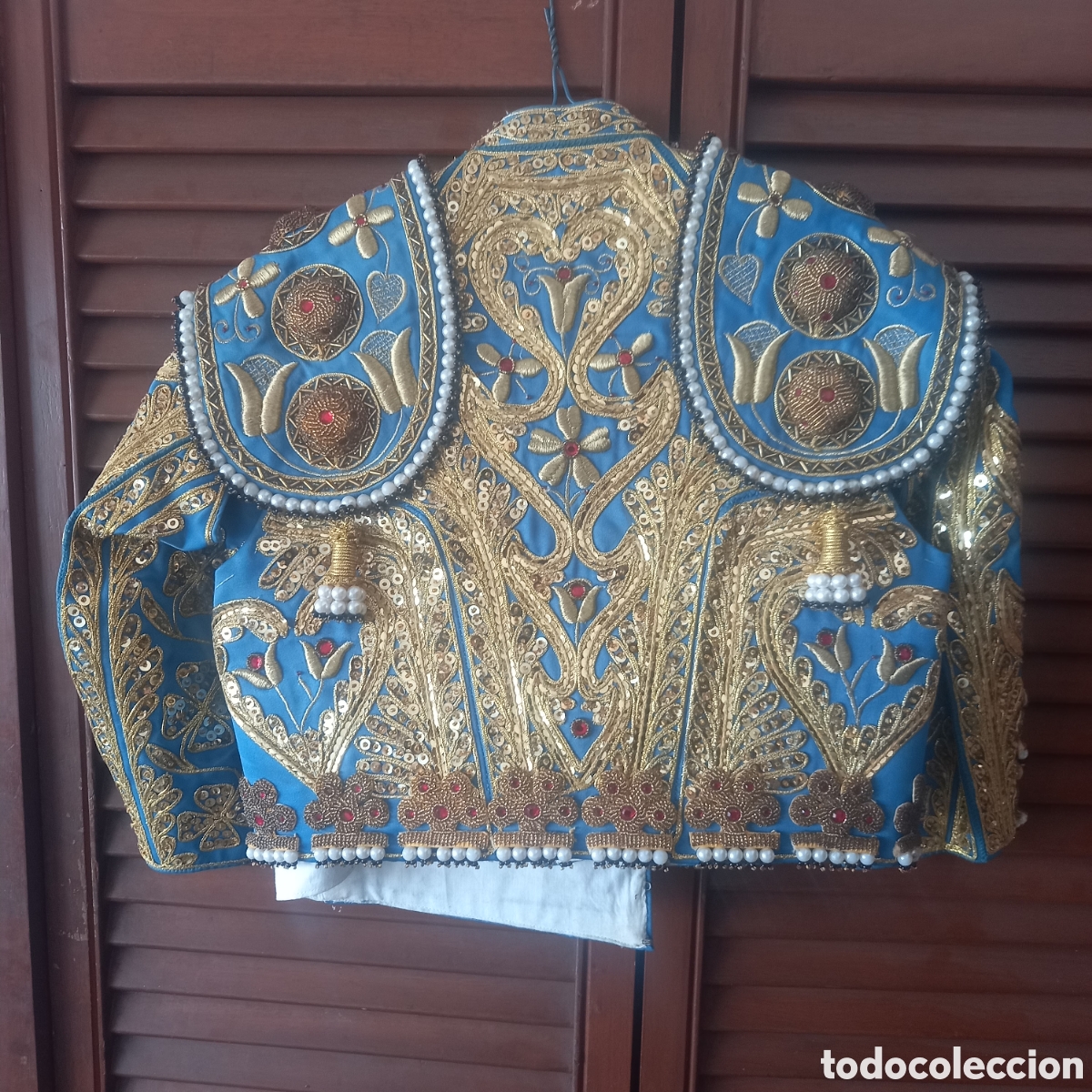 Bullfighting: TRAJE DE TORERO LUCES TERNO TAURINO TAUROMAQUIA TOROS CHAQUETILLA CHALECO TALEGUILLA