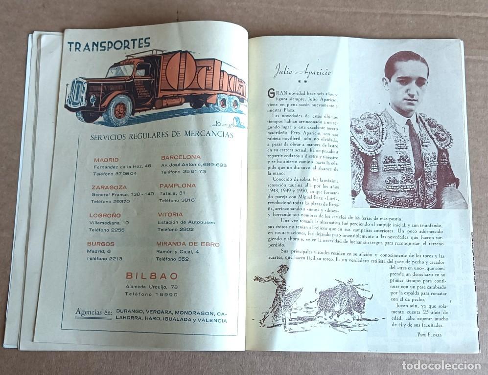 Tauromaquia: BILBAO 1954 ........................... - Foto 8
