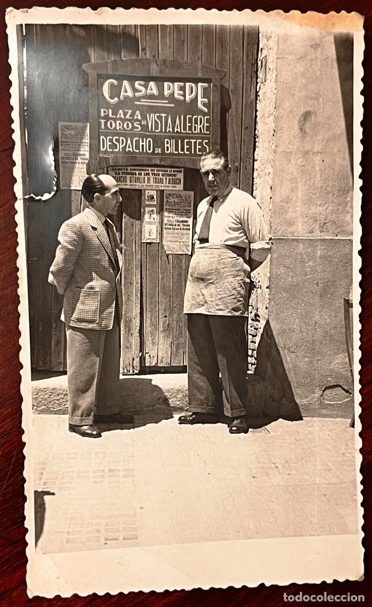 Tauromaquia: ANTIGUA FOTOGRAF&Iacute;A TAURINA, CASA PEPE, PLAZA DE TOROS VISTA ALEGRE, MADRID, A&Ntilde;OS 40