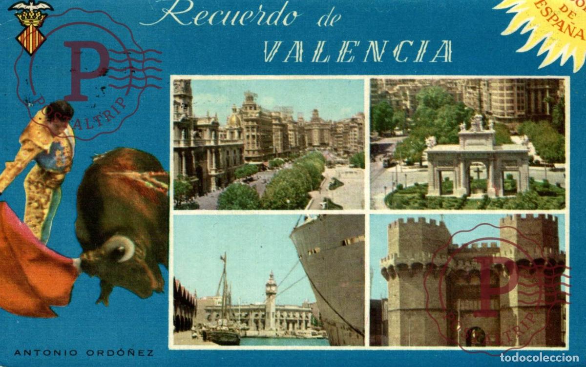 Bullfighting: TOROS TAUROMAQUIA. ANTONIO ORDO&Ntilde;EZ RECUERDO DE VALENCIA ESPA&Ntilde;A SPAIN ESPAGNE