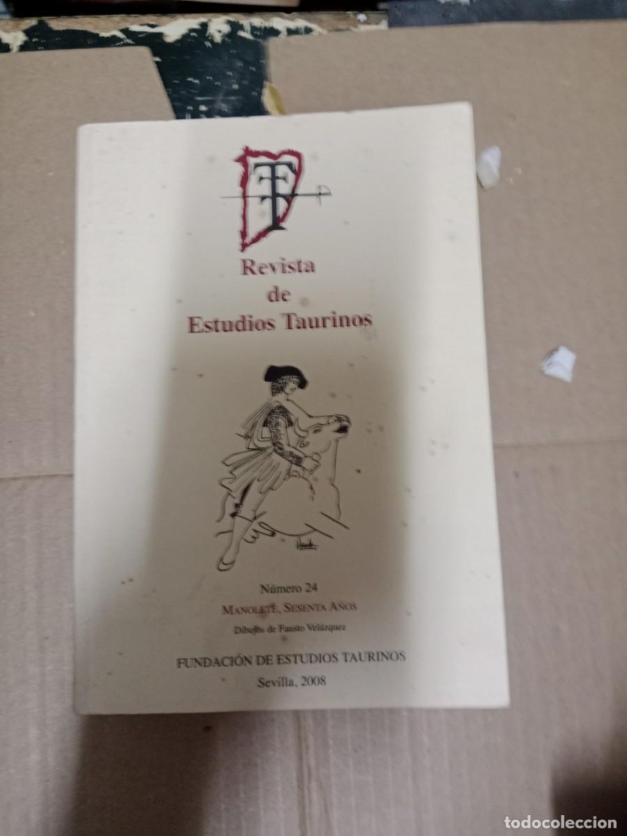 Tauromaquia: REVISTA DE ESTUDIOS TAURINOS. N&ordm; 24. MANOLETE, SESENTA A&Ntilde;OS. DIBUJOS DE FAUSTO VELAZQUEZ. REA TOP-03