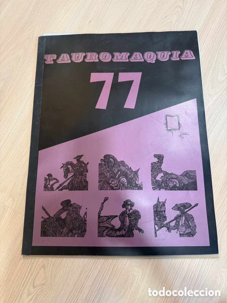 Bullfighting: Tauromaquia 77- Carpeta 6 litograf&iacute;as- Jes&uacute;s Fuertes
