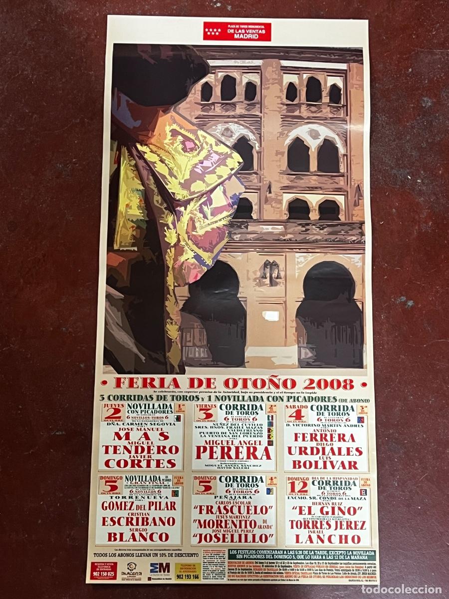 Tauromaquia: CARTEL. PLAZA TOROS LAS VENTAS MADRID. GANADERIA D&Ntilde;A. CARMEN SEGOVIA. MIGUEL &Aacute;NGEL PERERA. LANCHO.