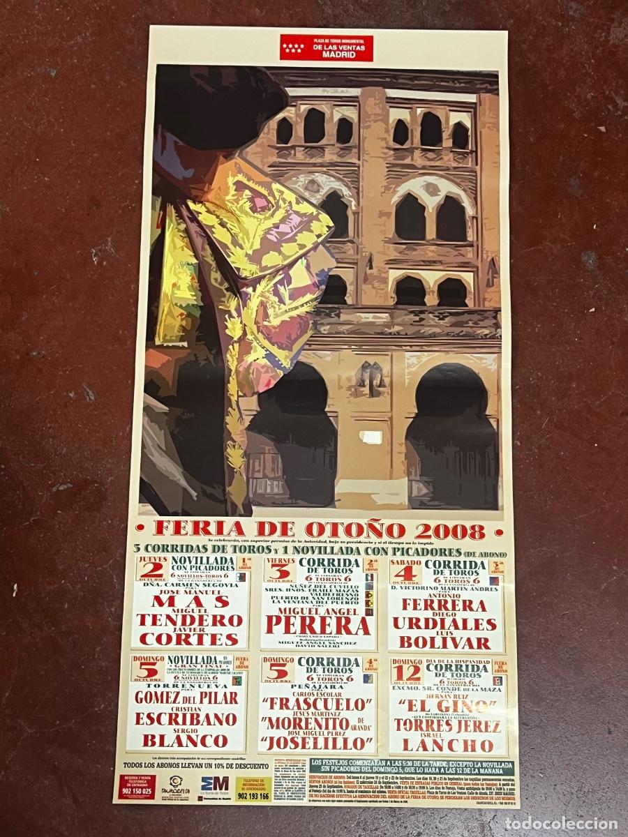 Tauromaquia: CARTEL. PLAZA TOROS LAS VENTAS MADRID. GANADERIA D&Ntilde;A. CARMEN SEGOVIA. MIGUEL &Aacute;NGEL PERERA. LANCHO.