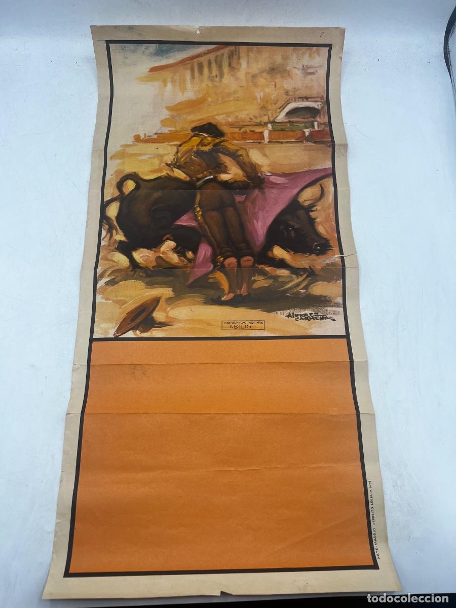 Tauromaquia: PROTECTO DE CARTEL. PROPAGANDAS TAURINAS ABILIO. &Aacute;LVAREZ CARMENA.