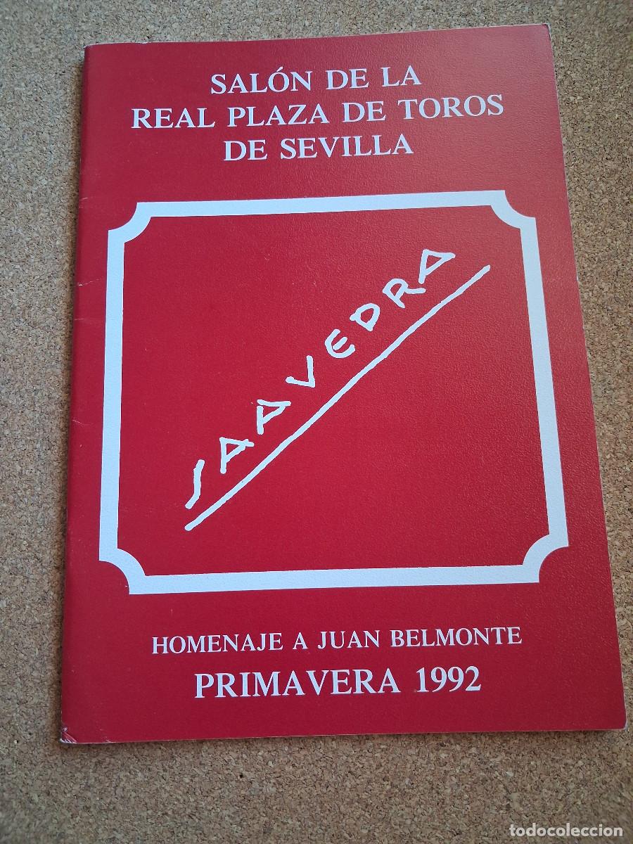 Tauromaquia: Sal&oacute;n de la Real Plaza de Toros de Sevilla. Saavedra. Homenaje a Juan Belmonte. Primavera 1992.