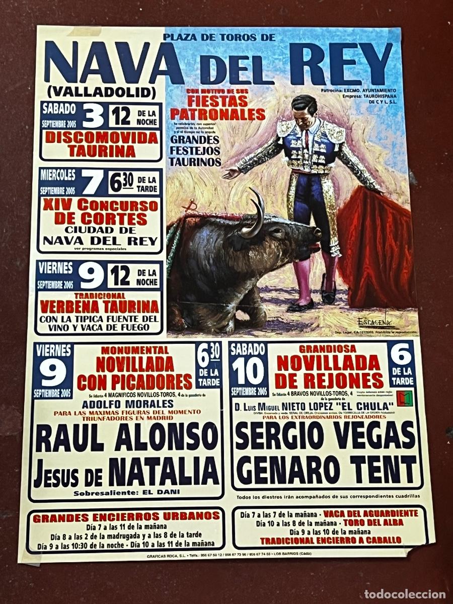 Tauromaquia: CARTEL. PLAZA DE TOROS DE NAVA DEL REY. GANADERO ADOLFO MORALES. RA&Uacute;L ALONSO. SERGIO VEGAS.