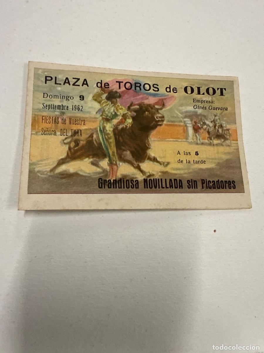Tauromaquia: Antiguo Programa Plaza de Toros de Olot 1962. Tauromaquia