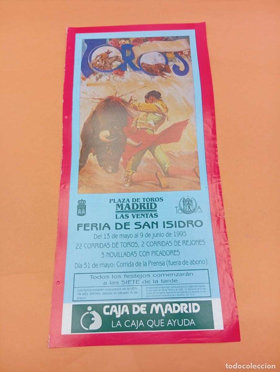 Tauromaquia: CARTEL TOROS. MADRID. 1995. GANADERIA PE&Ntilde;AJARA. FERNANDO CAMARA CAMPUZANO. CESAR RINCON. CHAMACO.