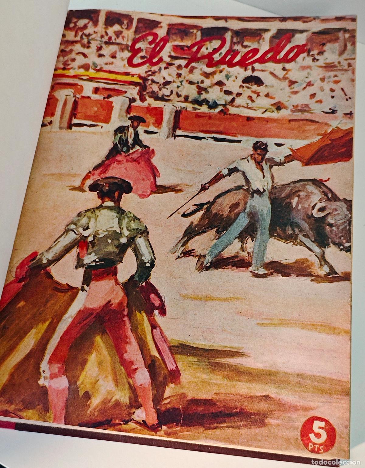 Tauromaquia: EL RUEDO - SUPLEMENTO TAURINO DE MARCA, 1 TOMO, 28 NUMEROS A&Ntilde;O 1955 - 1956 - VER FOTOS ADICIONALES