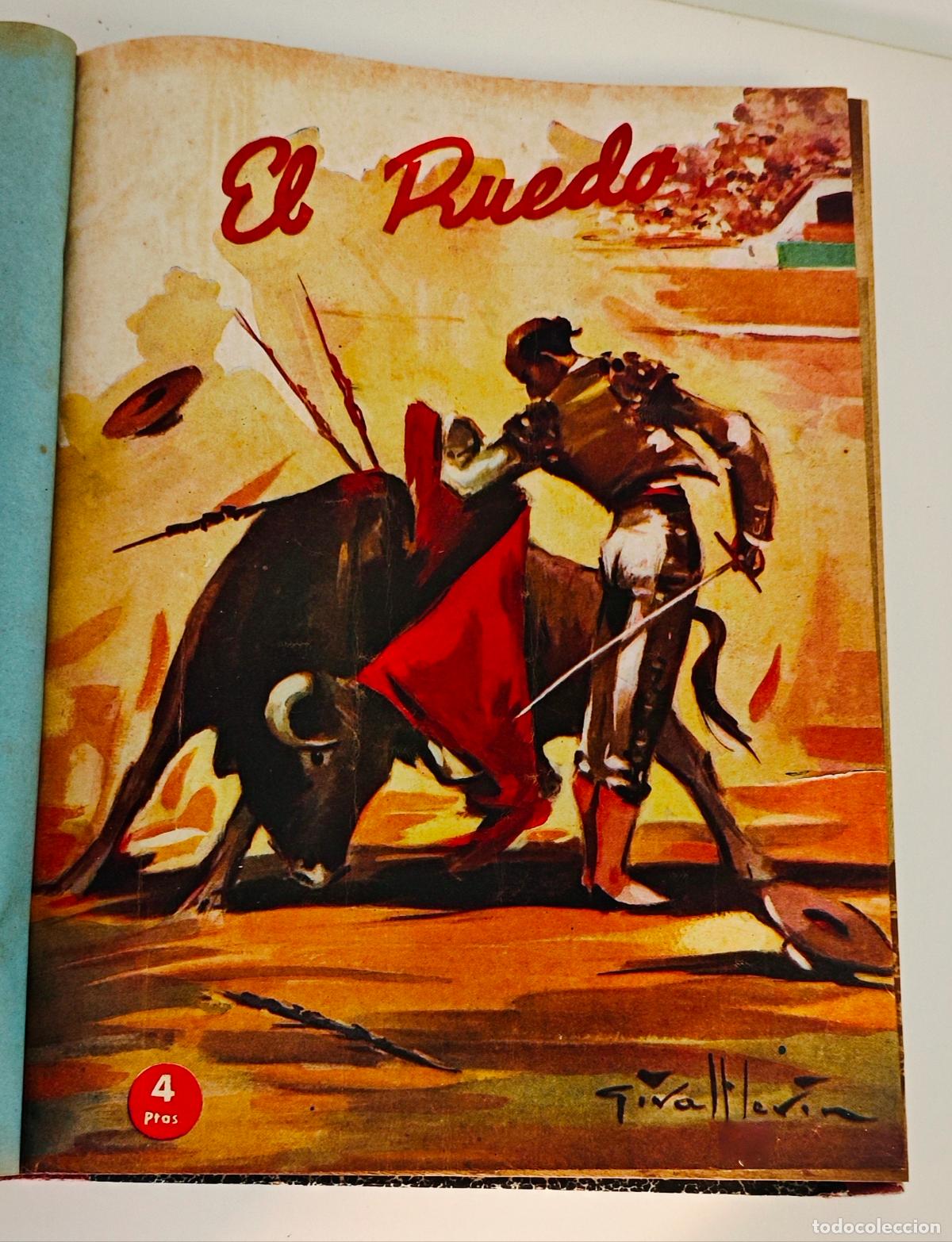 Tauromaquia: EL RUEDO - SUPLEMENTO TAURINO DE MARCA, 1 TOMO, 15 NUMEROS A&Ntilde;O 1951 - VER FOTOS ADICIONALES