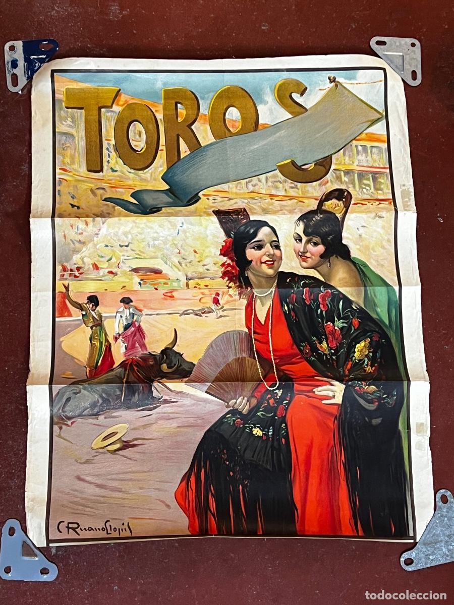 Tauromaquia: CARTEL. TOROS. PINTOR, RUANO LLOPIS.