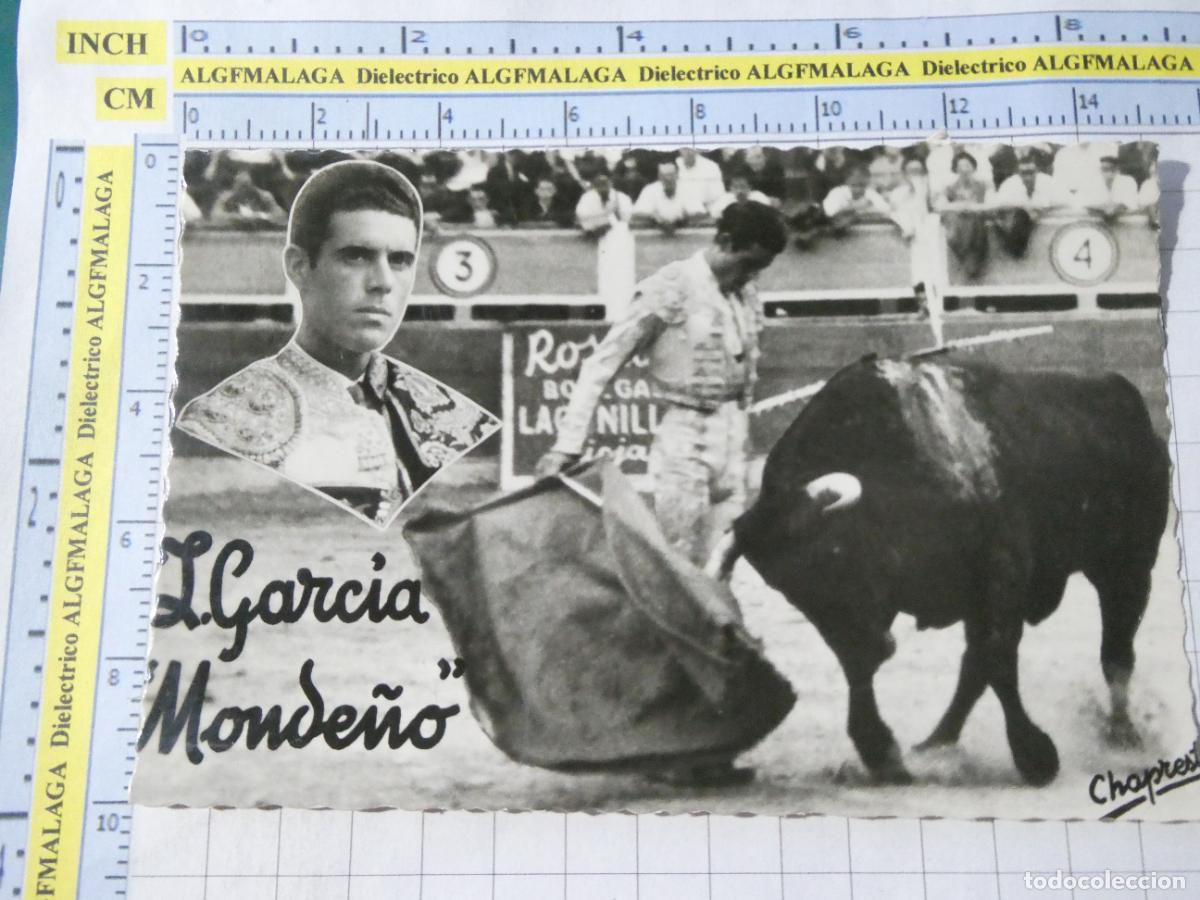 Tauromaquia: POSTAL DE TOROS TOREROS TAUROMAQUIA. TORERO GARC&Iacute;A MONDE&Ntilde;O 195 CHAPRESTO. 396
