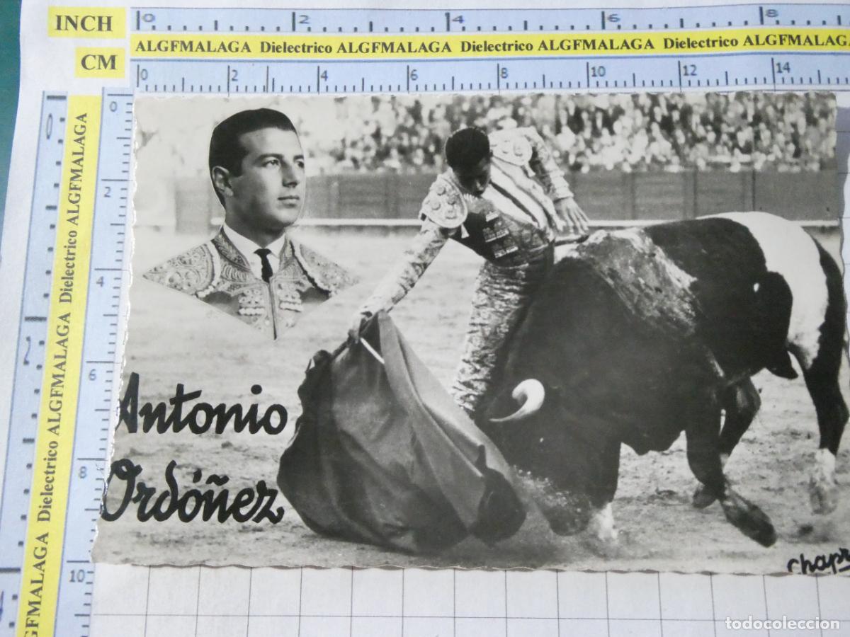 Tauromaquia: POSTAL DE TOROS TOREROS TAUROMAQUIA. TORERO ANTONIO ORD&Oacute;&Ntilde;EZ 200 CHAPRESTO. 399