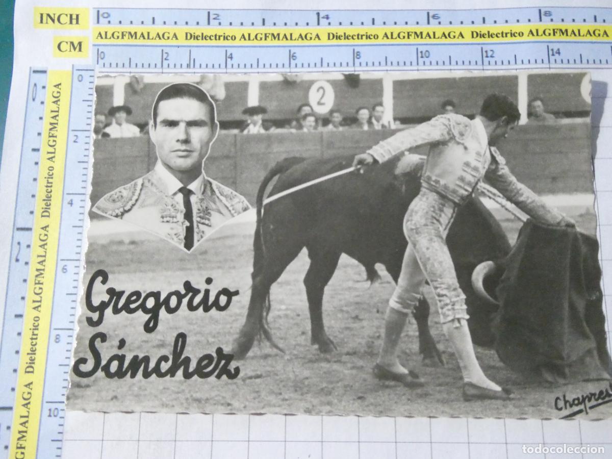Tauromaquia: POSTAL DE TOROS TOREROS TAUROMAQUIA. TORERO GREGORIO S&Aacute;NCHEZ 196 CHAPRESTO. 405