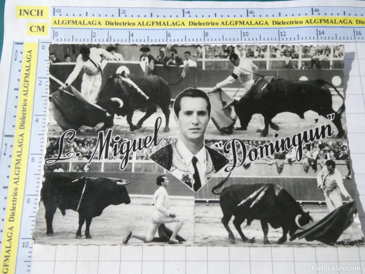 Tauromaquia: POSTAL DE TOROS TOREROS TAUROMAQUIA. TORERO LUIS MIGUEL DOMINGU&Iacute;N 190 CHAPRESTO. 410