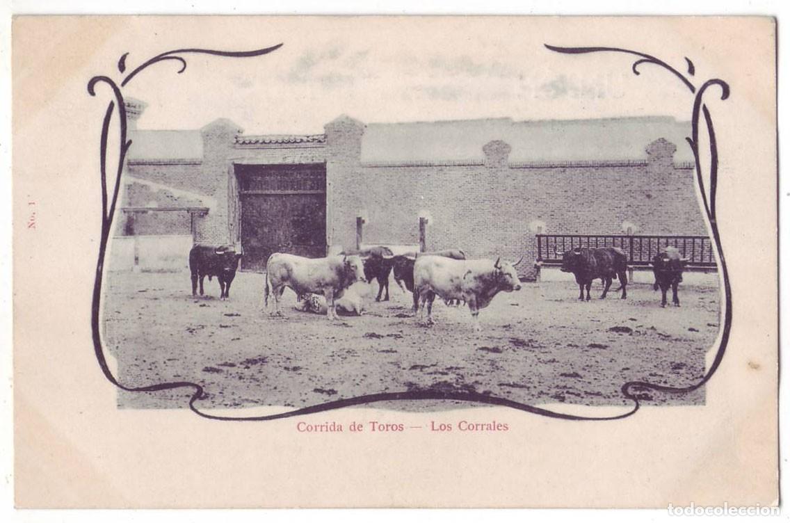 Tauromaquia: Corrida de Toros: Los Corrales. No consta editor. Sin dividir. Escudo negro (c. 1900)