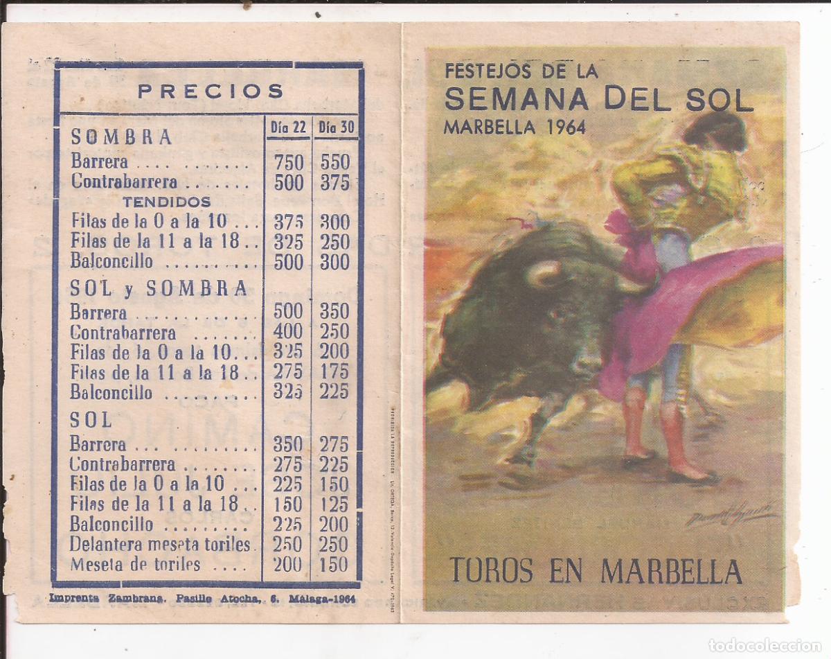 Tauromaquia: ENTRADA TAURINA MARBELLA