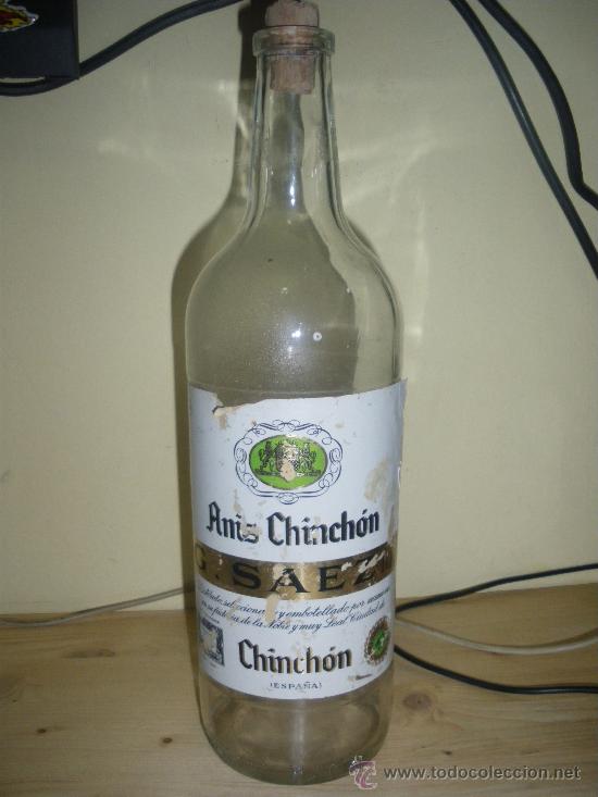 Sammlung von Weinen und Lik&ouml;ren: BOTELLA DE ANIS CHINCHON. GREGORIO SAEZ.
