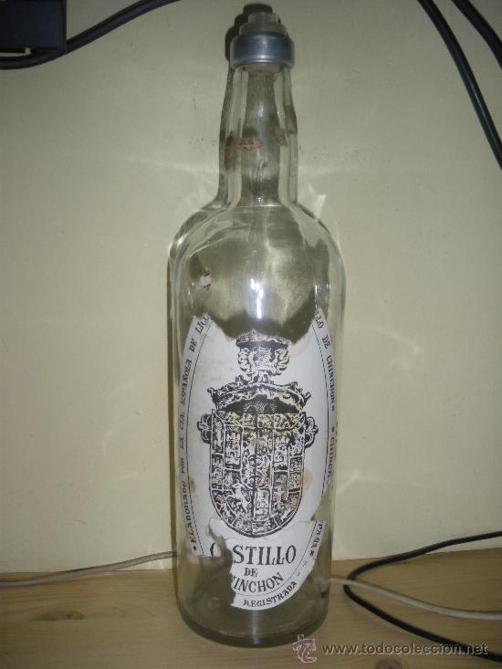 Collection of wines and liquors: BOTELLA DE ANIS CASTILLO DE CHINCHON. CIA. ESPA&Ntilde;OLA DE LICORES. REGALO DE PUBLICIDAD.