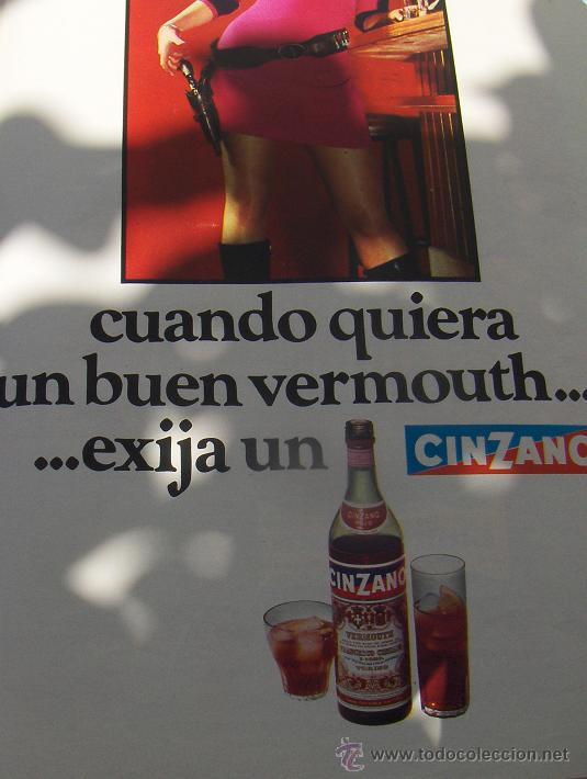 Collection of wines and liquors: CINZANO. 4 ANUNCIOS, PUBLICIDAD.