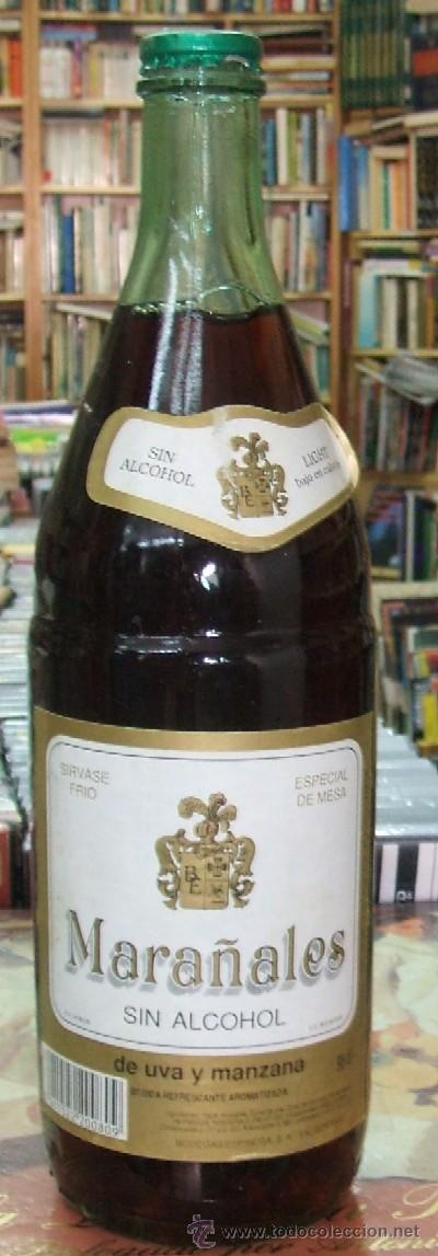 Coleccionismo de vinos y licores: MARA&Ntilde;ALES SIN ALCOHOL DE UVA Y MANZANA VIN-058