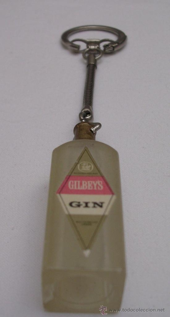 Coleccionismo de vinos y licores: LLAVERO GINEBRA GILBEY&acute;S - GILBEY- ORIGINAL PRINCIPIOS A&Ntilde;OS 60 -  B. ESTADO GENERAL