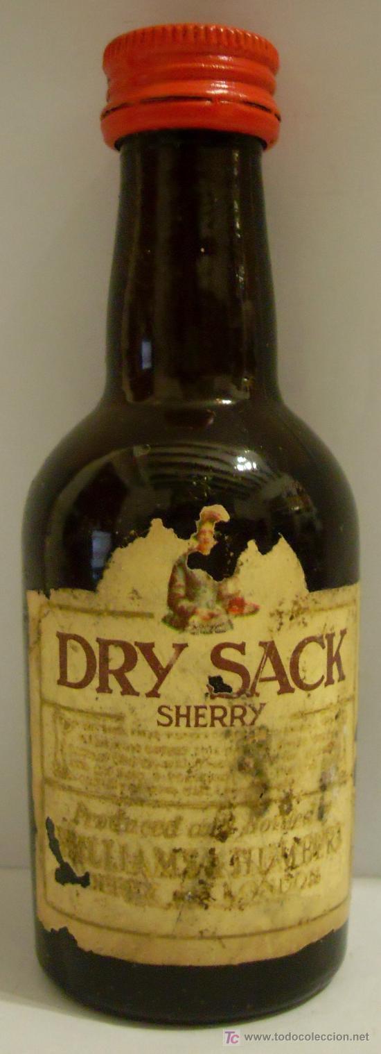 Collezionismo di vini e liquori: BOTELLIN DE VINO DE JEREZ MEDIUM DRY SACK. BODEGAS WILLIAMS & HUMBERT. JEREZ DE LA FRONTERA, CADIZ.