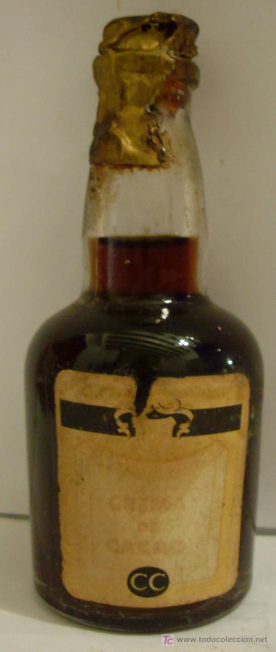 Sammlung von Weinen und Lik&ouml;ren: BOTELLIN DE CREMA DE CACAO. DESTILERIAS CC.