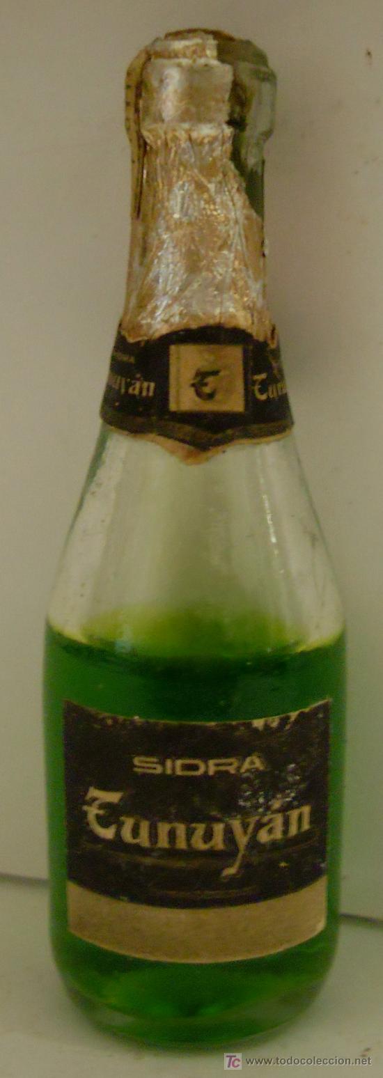 Sammlung von Weinen und Lik&ouml;ren: BOTELLIN DE SIDRA TUNUYAN.