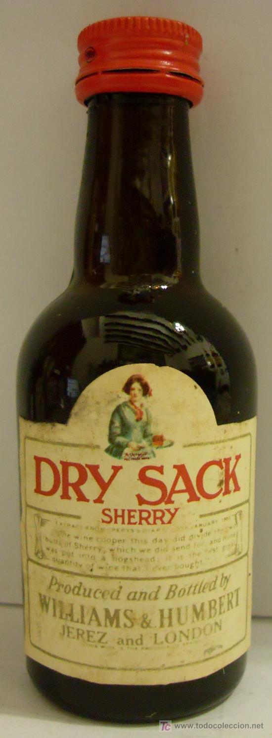 Sammlung von Weinen und Lik&ouml;ren: BOTELLIN DE VINO DE JEREZ MEDIUM DRY SACK. BODEGAS WILLIAMS & HUMBERT. JEREZ DE LA FRONTERA, CADIZ.