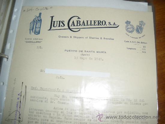 Coleccionismo de vinos y licores: CO&Ntilde;AC DECANO, LUIS CABALLERO. PUERTO DE SANTA MARIA 1949.
