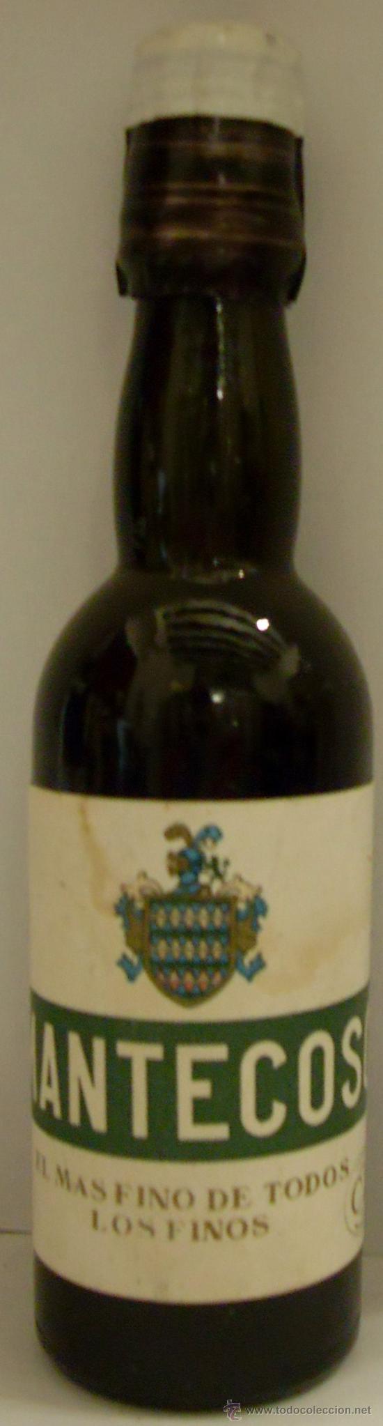 Sammlung von Weinen und Lik&ouml;ren: BOTELLIN DE VINO DE JEREZ FINO MANTECOSO. BODEGAS CZ. JEREZ DE LA FRONTERA, CADIZ.