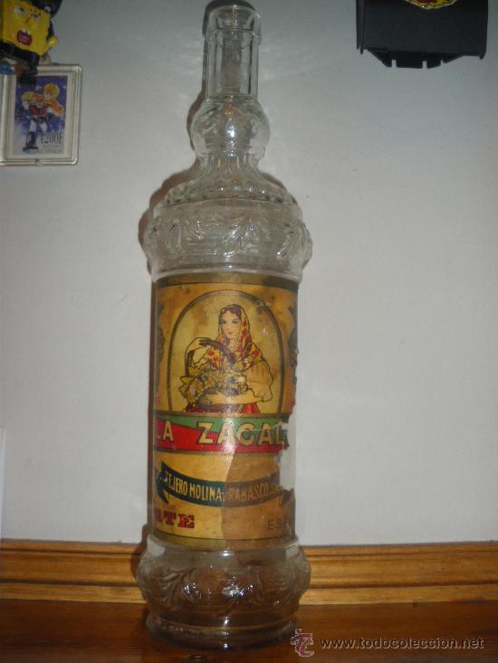 Coleccionismo de vinos y licores: BOTELLA DE LA ZAGALA, TEJERO MOLINA. RUTE.